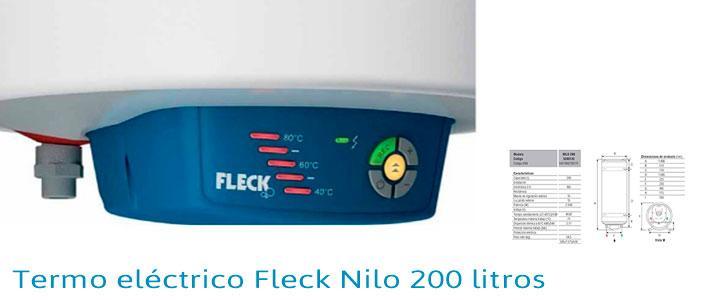 Termo eléctrico Fleck Nilo 200 litros